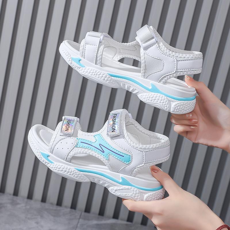 Літні надлегкі сандалі Жіночі спортивні сандалі Дівочі сандалі на липучці для дівчаток