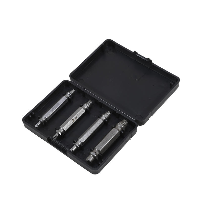 4/6Pcs Damaged Screw Extractor Drill Bit Set High Speed Steel Stripped Broken Bolt Remover Easy Out Demolition Repair Tool Kit Convenient