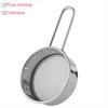 1pc Manual Stainless Steel Flour Sieve for Manual Flour Sifter Strainer Funnel Tool for Sugar,Flour and Spices