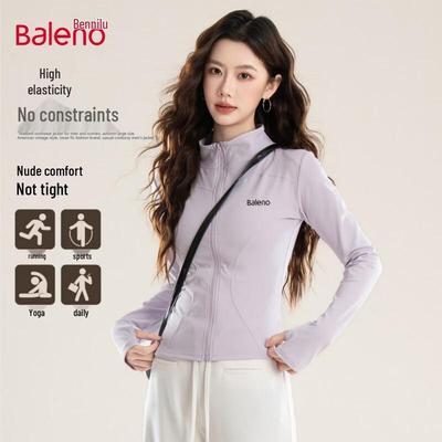 Baleno Women's Slim Fit Stand Collar Activewear Jacket