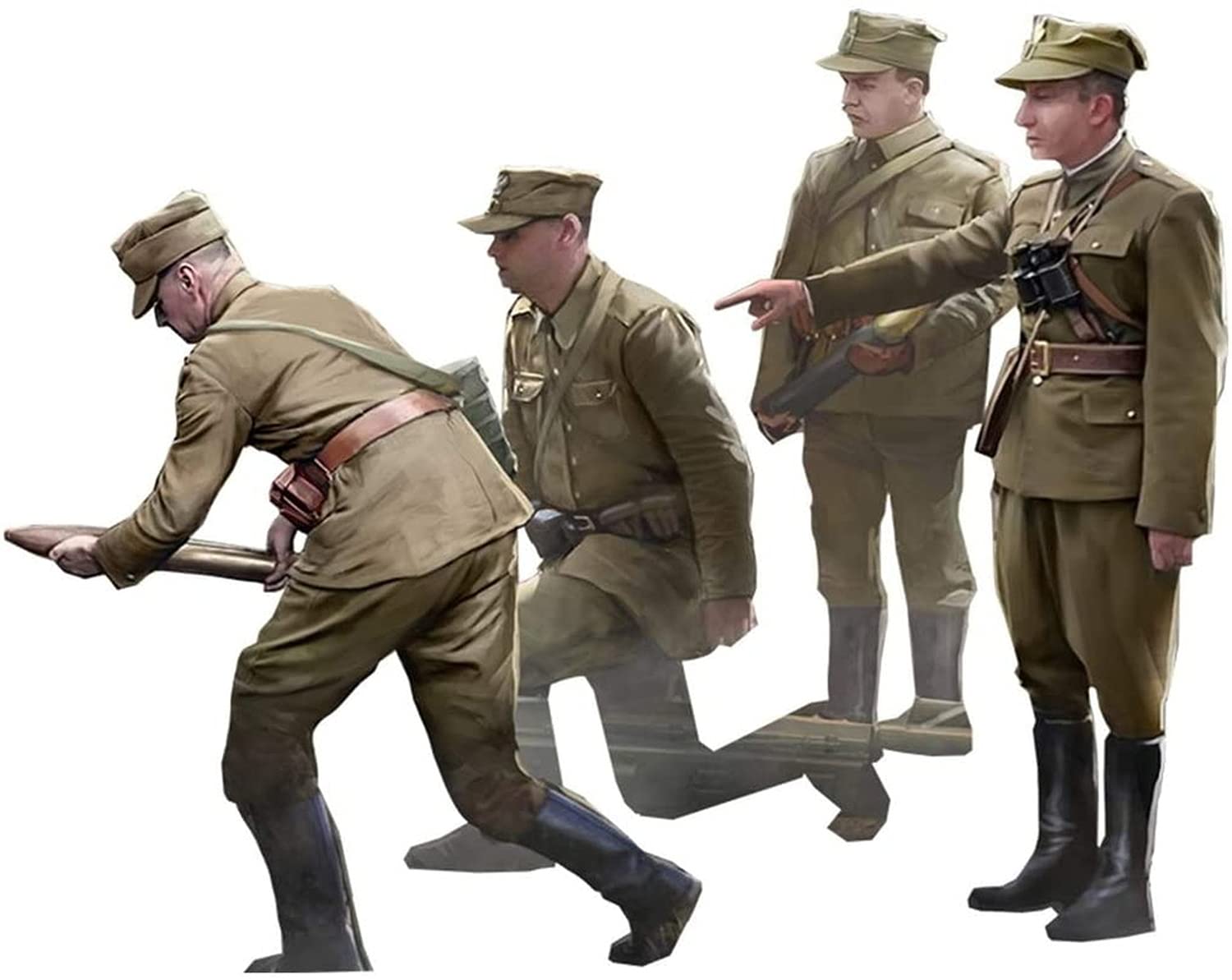 

FTF Polish Artillery 16 Pieces Plastic Model PF72055 1/72