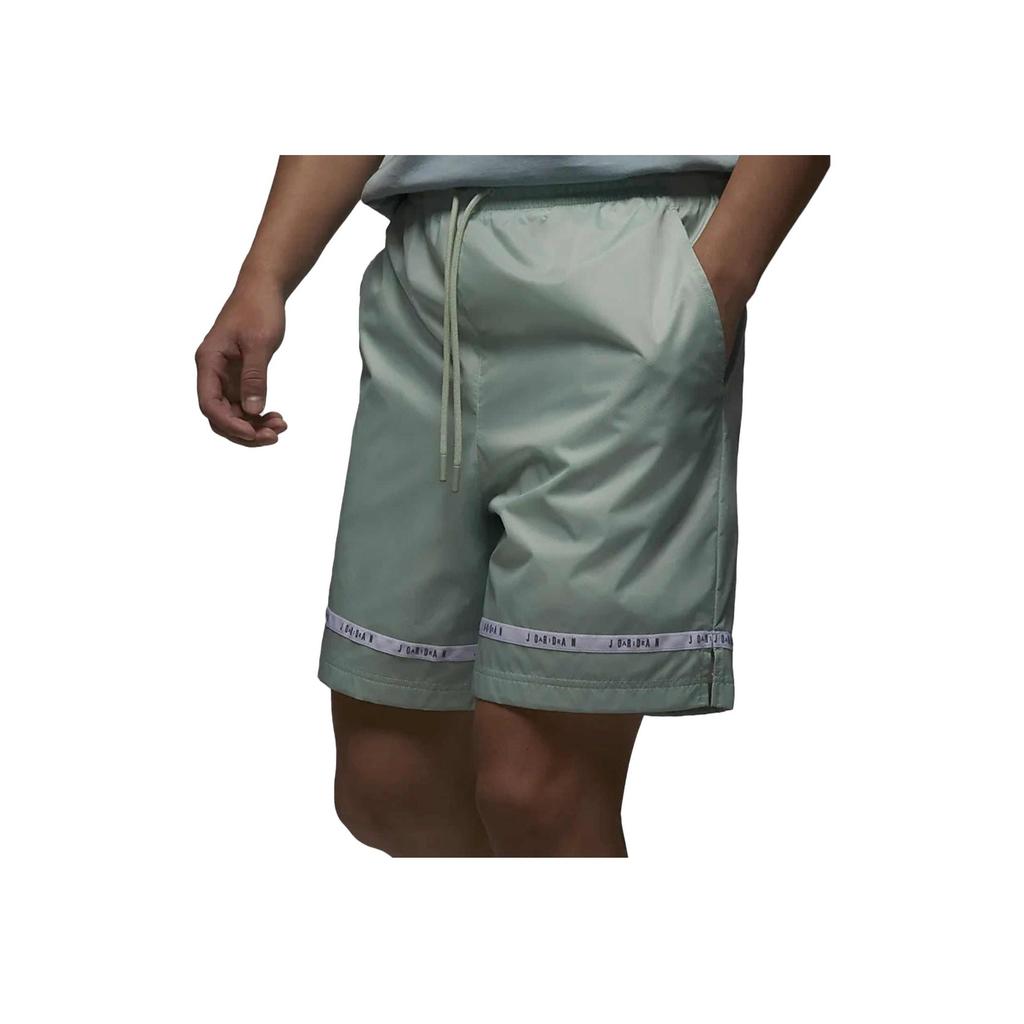 Jordan Breathable Mid-Waist Athletic Shorts Men Bottoms Gray Green DX9692-321