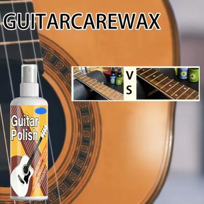 120ml Guitar Cleaner, String, Fingerboard, Handprint, Sweat Stain, Panel Polishing, Cleaning And Care Solution