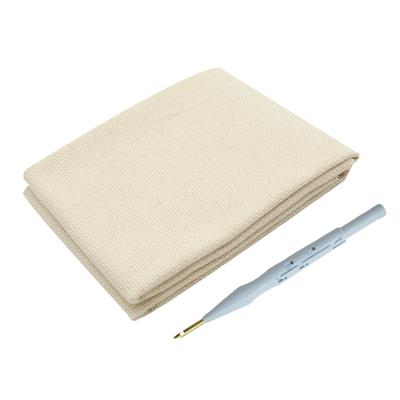 Mönchstuch Reserve Aida aus 100 % Baumwolle mit Stricknadel zum Selbernähen