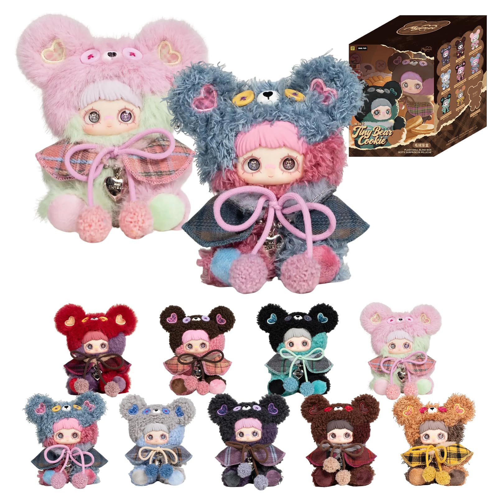 

TOP TOY x MayMei the Series Плюшевый Подвеска Гачапон Сюрприз Фигурка Пластиковая Модель Премиум Мягкая Виниловая Игрушка Подарок на День Рождения Оригинальный Персонаж Рождество