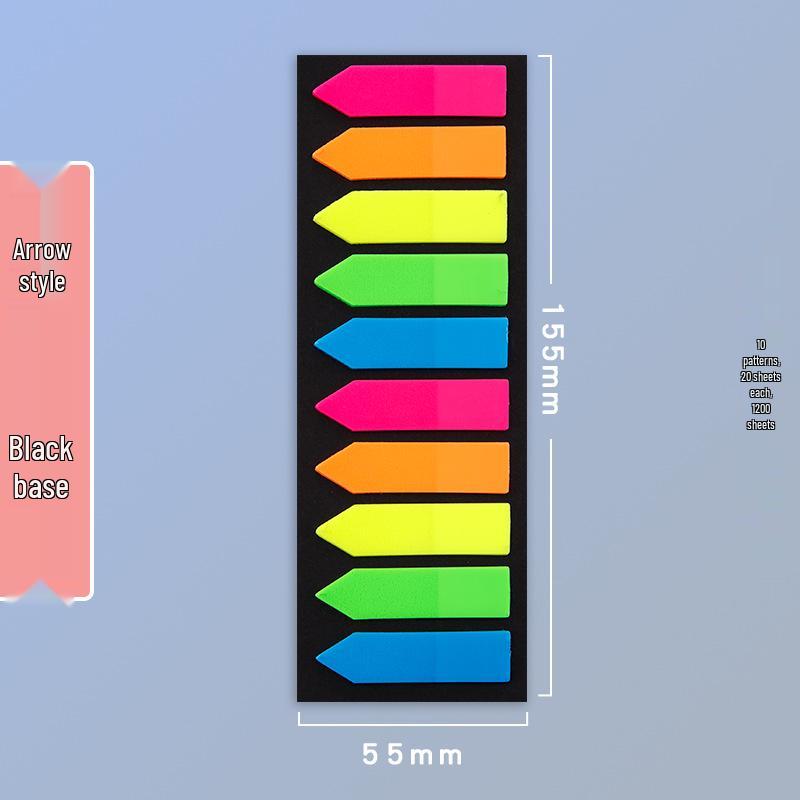 Translucent Sticky Notes & Writable Index Tabs for Students - Highlight & Marking Stickers, Creative Stationery.