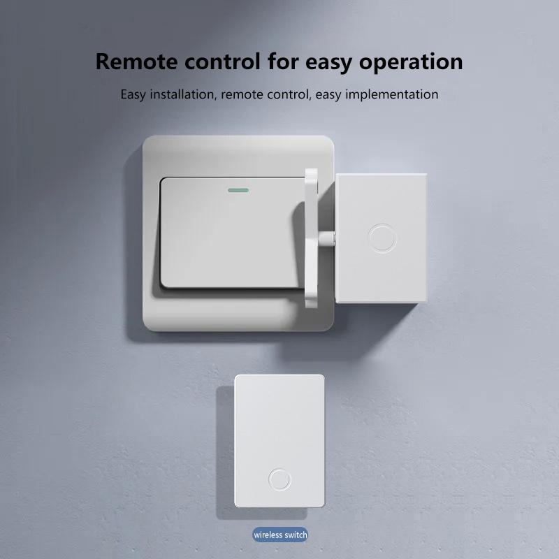 

Беспроводной домашний контроллер, переключатель включения/выключения, инструмент, автоматический толкатель кнопок, интеллектуальный, с USB-подзарядкой, пульт дистанционного управления, выключение света one size