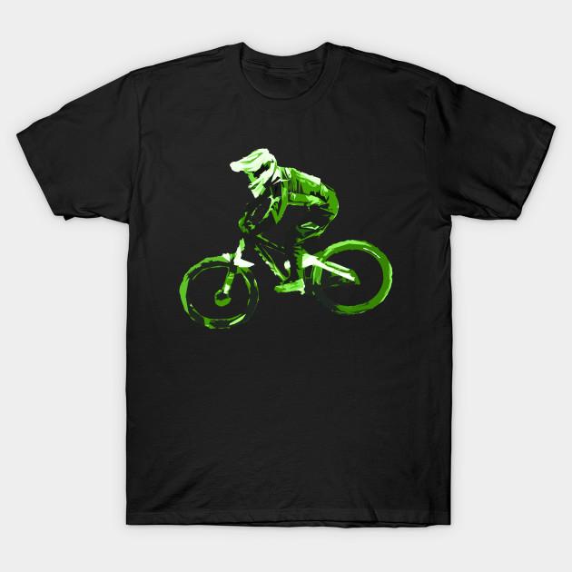 Men Black Print T-shirt Mtb No-Cut Transfer Paper Print Cotton Tshirt M чёрный