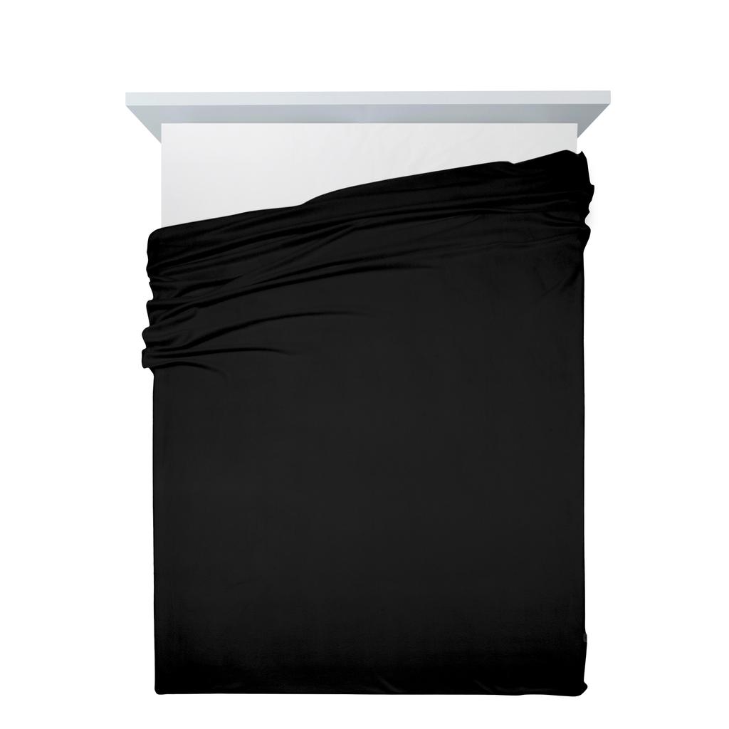 Koc Polar 150X200 Cm Polarowy Czarny