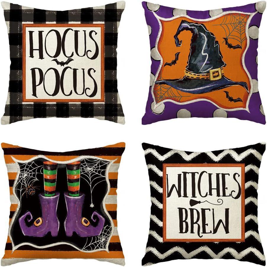New Funny Pumpkin Print Pillowcase Halloween Home Sofa Decoration Cushion Cover Bedside Pillow