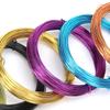 10PCS Flexible Soft Colored Aluminum Wire Assorted Color Flexible Aluminum Wire  Bicycle Weaving