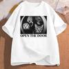 Funny Cat Gang Open The Door Meme Graphic Tshirts Unisex Unisex Vintage Fashion Summer Cotton T Shirt High Quality Classic T Shirts