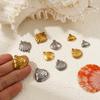 2 Piece 304 Stainless Steel Ocean Charms Shell Pendants For DIY Necklace Earrings Jewelry Making Findings