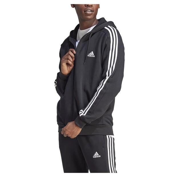 

adidas Essentials Fleece 3 Stripes full zip свитшот L/Regular