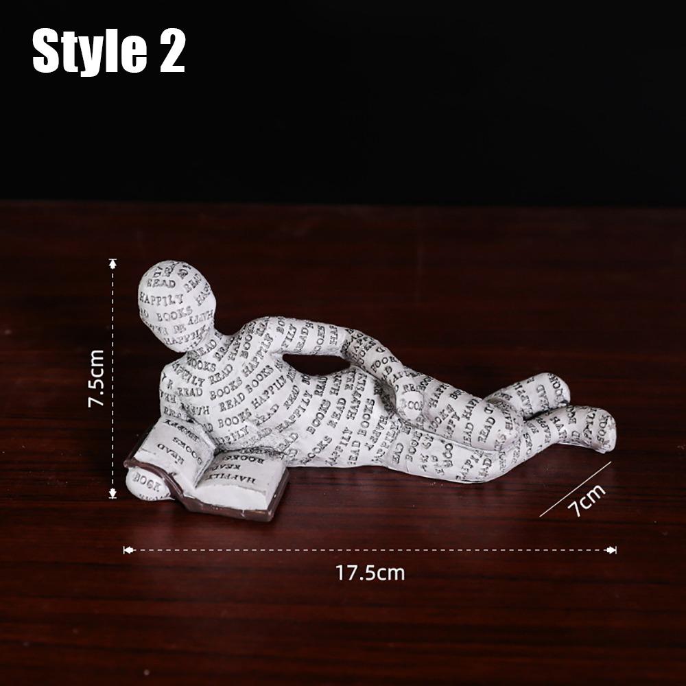 1 Stück Schreibtisch Ornament Zubehör Abstrakte Denker Skulptur Kunst Kreative Heim Büro Dekor Statue