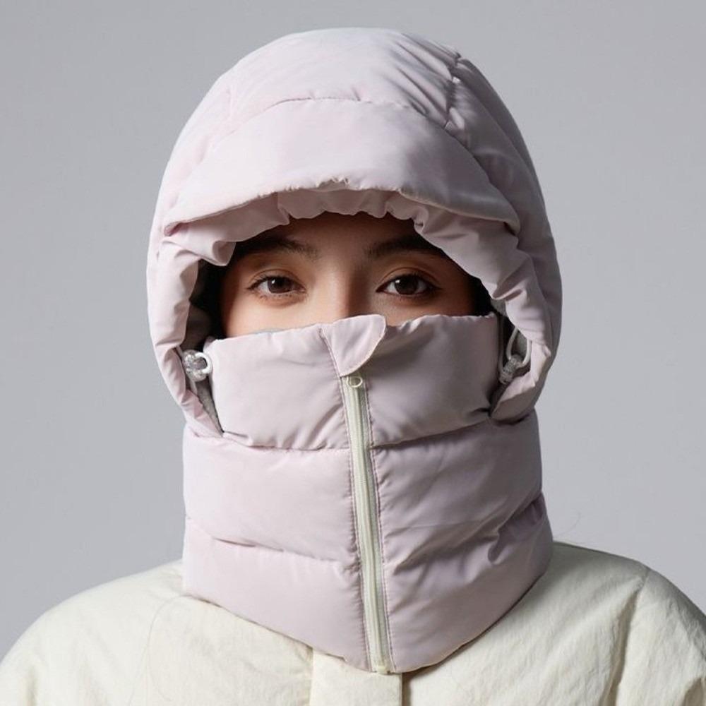 Windproof Warm Scarf Face Mask Keep Warm Lei Feng Hat Portable 3-in-1 Winter Cycling Hat  Skiing