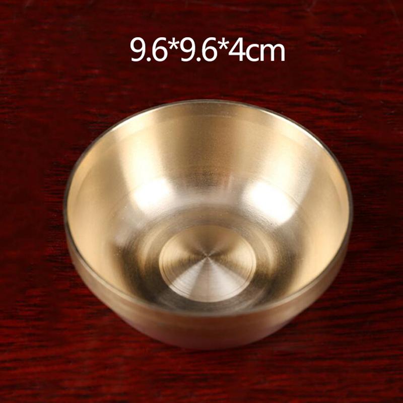 1Pc Copper Tibetan Bowl Buddha Disciples To Supply Water Meditation Mini Brass Cup Home Desk Decor