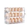 Food-Grade Flip Lid Egg Storage Tray for Refrigerator Door