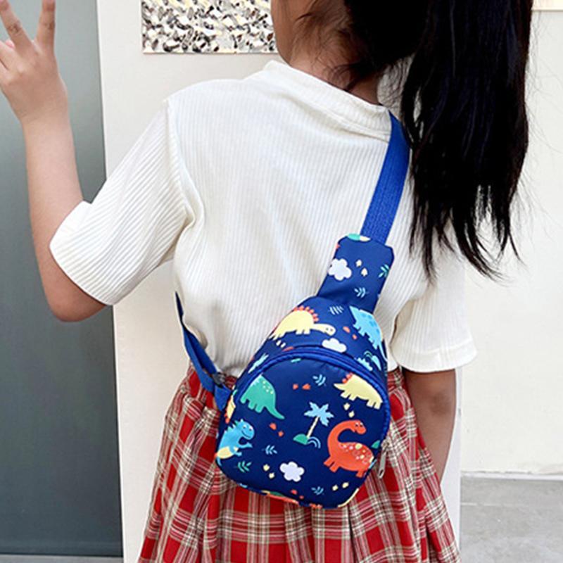Sac de poitrine pour enfants, motif dinosaure, sacs à main pour enfants, sacs de voyage à bandoulière