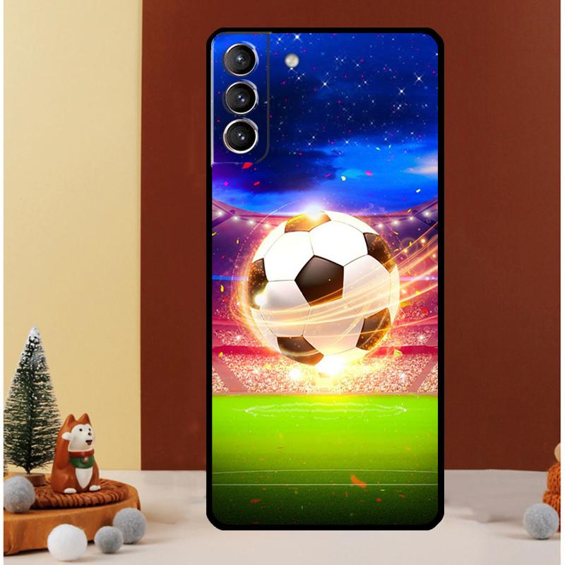 

Football Soccer Ball Case For Samsung Galaxy S24 S26 Ultra S21 S22 S20 S23 S25 Ultra S10 Plus S25 FE Cover Funda Galaxy S20