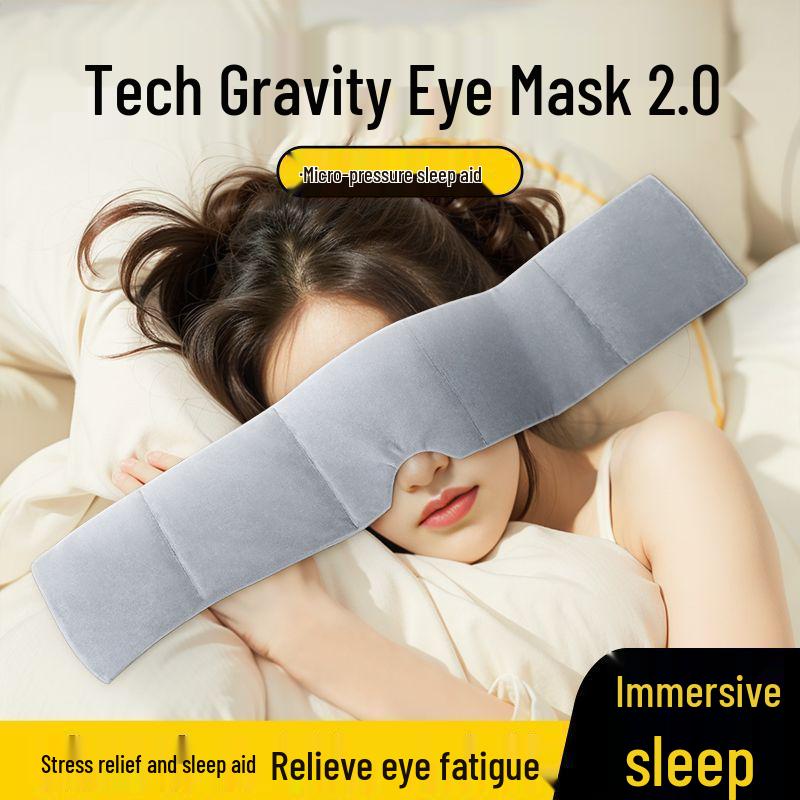 

Ice Silk Soundproof Sleep Mask with Shading and Micro-Pressure Relaxation Headband