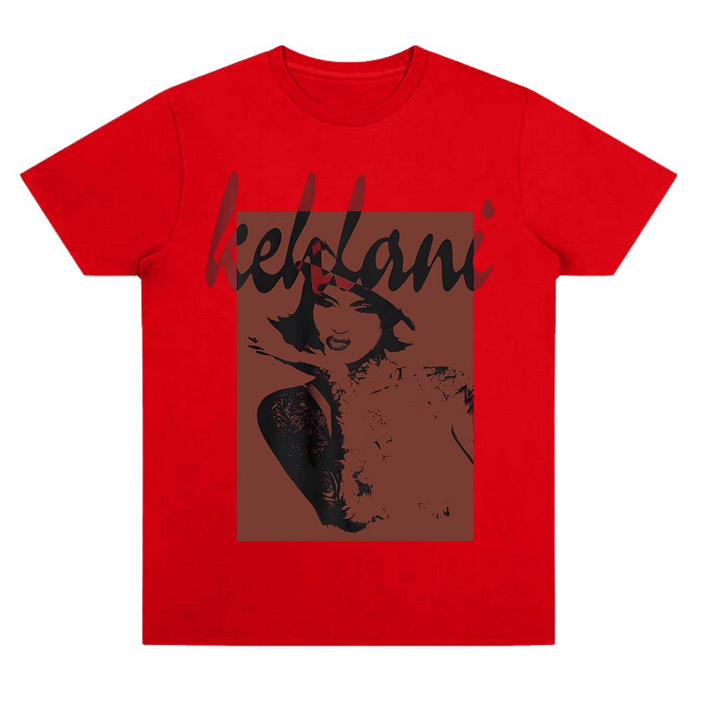 

Kehlani Album Tee Summer Fashion Fans Gift Clothing Cotton Men Graphic T Shirt New Tee Women Streetwear O-neck Short Sleeve Tops XXL червоний
