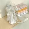 Lace-up Heart Itabag Ribbon Anime Tote Bag Creative Bow Handbag  Children