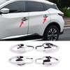 For Nissan Murano 2015-2024 Chrome Car Side Door Handle Bowl Cover Trim