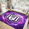 Anderlecht FC Design Crystal Velvet Carpet Cozy Non?Slip Printed Rug For Bedroom Living Room Entrance