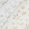 150x200cm/50x50cm PV Velvet Gilded Snowflake Velvet Fabric For Women's Hoodie Christmas Decoration Handmade DIY Sewing Cloth