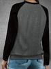 BOSTON Print Crew Neck T shirt Casual Long Autumn winter top women's long sleeved T-shirt loose comfortable black  white