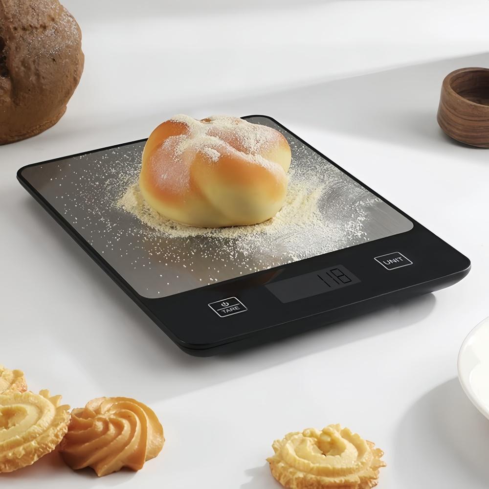 Electronic Kitchen Scale LED Display Accurate Weighing Waterproof Panel Food Scale Professional Quality Home Baking Tool 10Kg/1g