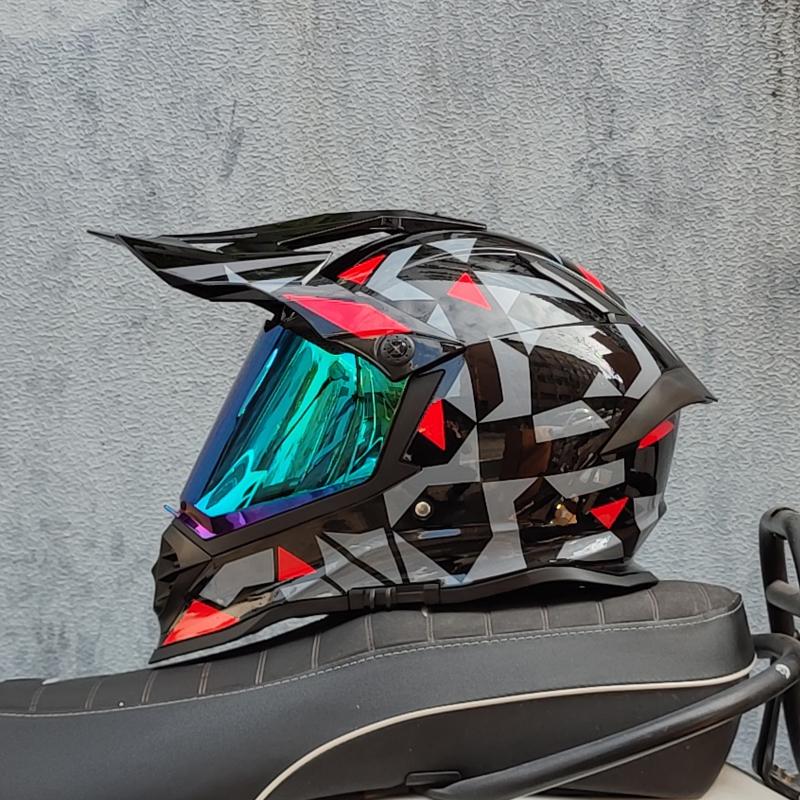 WLT full face motorcycle helmet ABS off-road helmet professional full-over rally racing helmet men DH downhill Capacete DOT