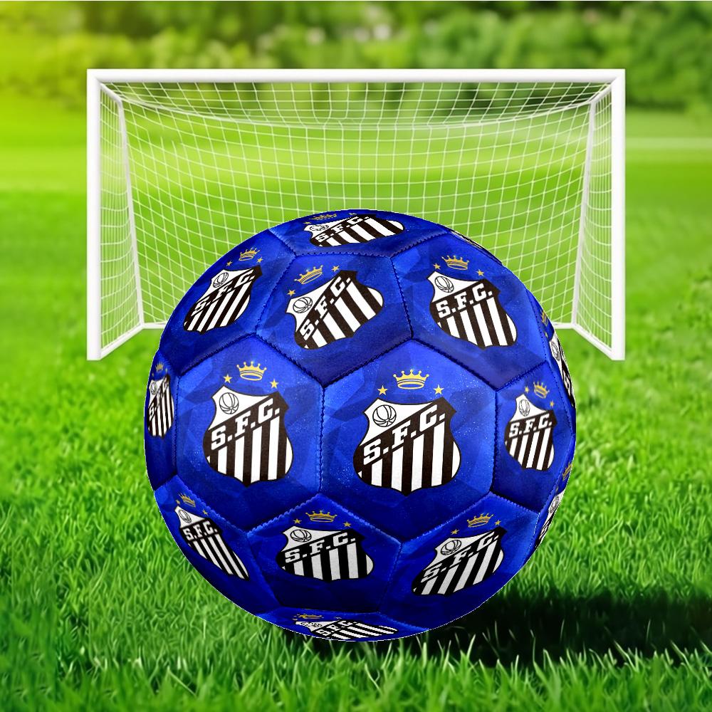 Sport Club Football Crest Printed Size 5 Soccer Balls, Anti-Slip, Protective Football, Outdoor Sport, a Unique Gift Suitable for him/her, Birthday