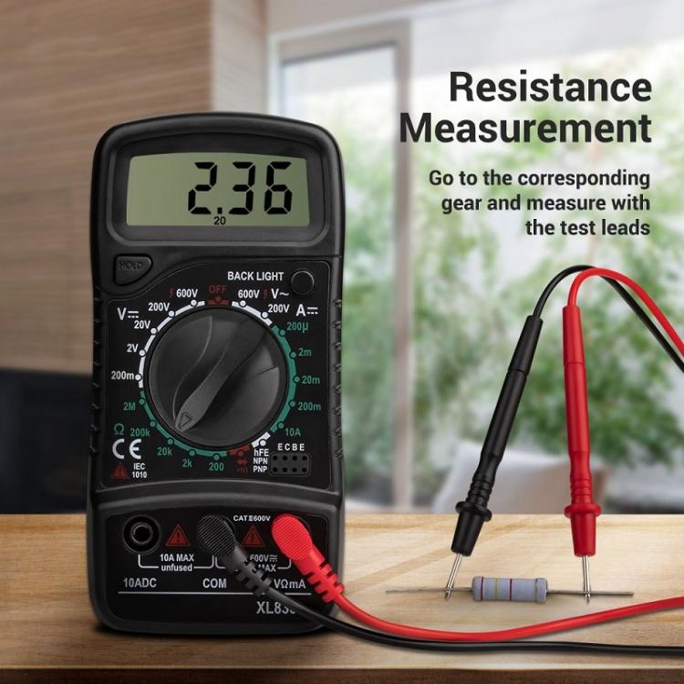 ANENG XL830L Multi-Function Digital Display High-Precision Digital Multimeter, Specification: Standard+10A Extra Tip Pen