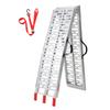 Ruedamann Aluminum Ladder 28cm 340kg Weight with Handles and for Lawn Farm Light and Garage Loading Rail, 222.5cm Long, Wide, Capacity, Foldable,