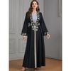 Indonesia Middle East Saudi Decal Cardigan Vest Skirt Set Robe Female Dress Dubai Dress