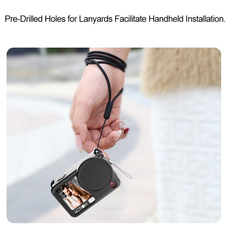 Case for DJI Osmo Action 6 Silicone Cover With Lens Protective Cap Anti-scratch Protector Shell Accessories