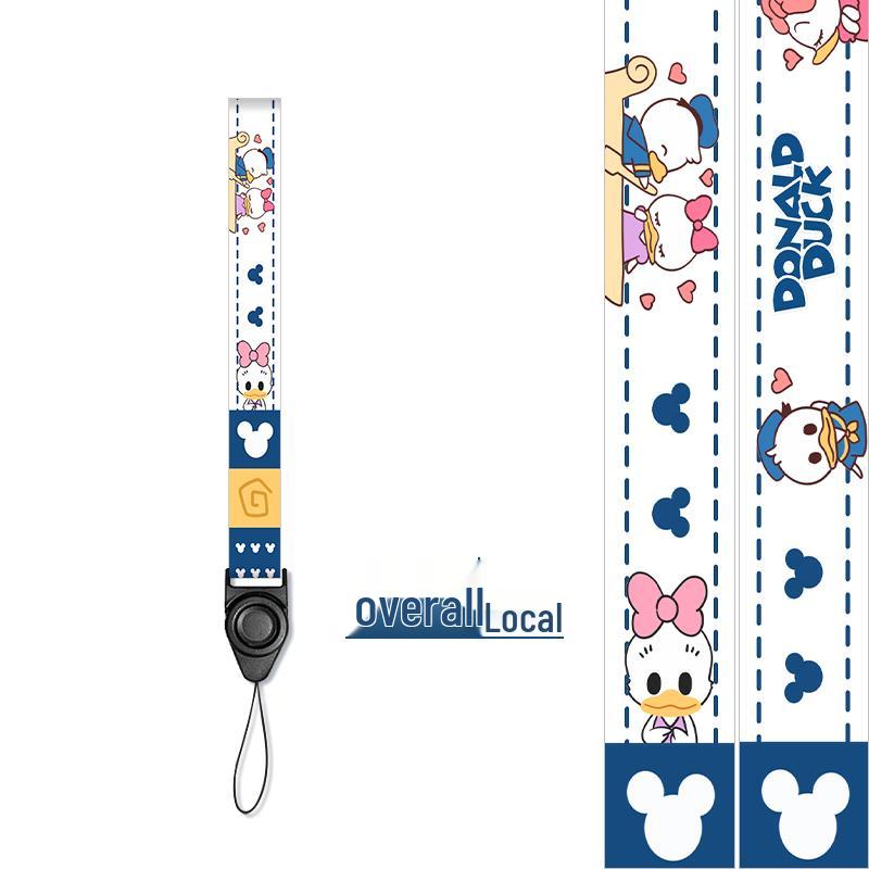 Lanyard Nero Multifunzionale Personalizzato Creativo con Porta Badge Separato per Badge Identificativi dei Dipendenti.