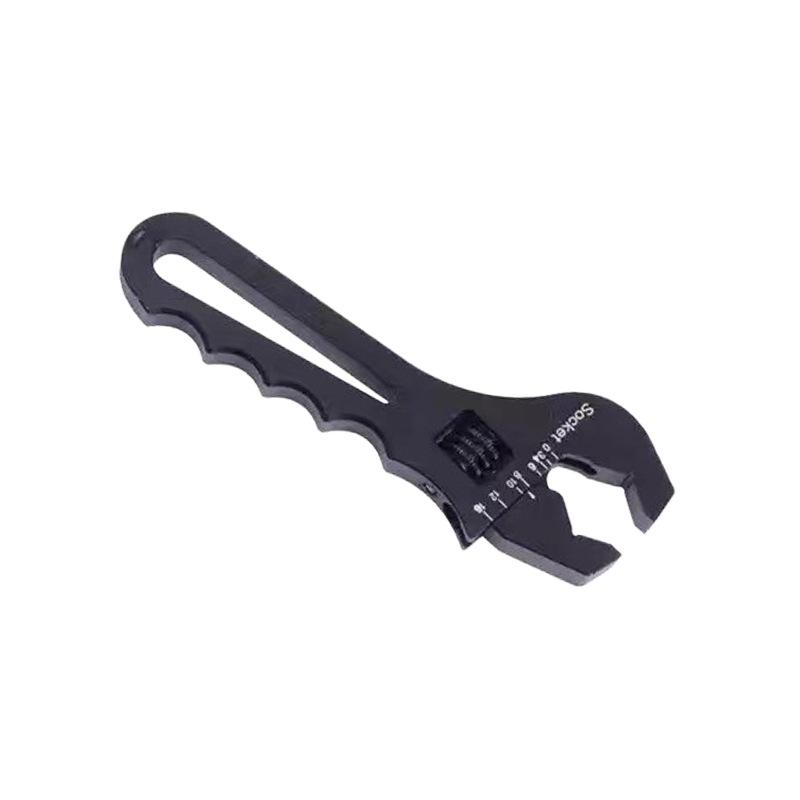 Automotive AN Aluminum Wrench Hose Fitting Tool Hose Connector Adjustable Wrench Spanner Fitting Tools Aluminum Alloy 3AN-16AN