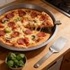 Non-Stick Round Stainless Steel Baking Pan 9-Inch Cake Mold with Metal Spatula Heat-Resistant Essential Kitchen Tool for Pizza Pie Cheesecake
