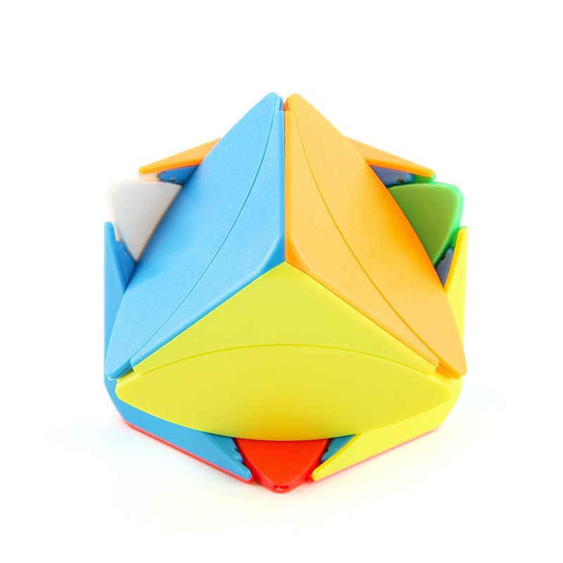 Source 5.5Cm Maple Leaf Special-Shaped Rubik'S Cube, Smooth Rotation Science And Education Puzzle Rubik'S Cube Toy Set
