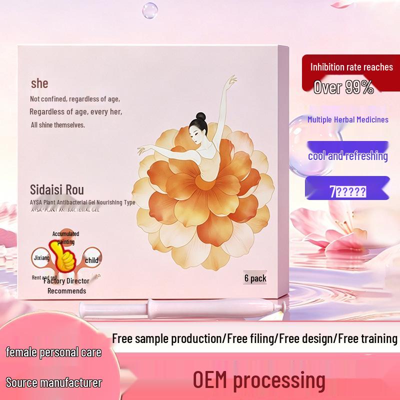 Gynecological Antibacterial Hydrating Gel for Female Intimate Care and Tightening