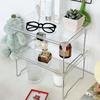 Simple Desktop Storage Rack Transparent Bathroom Shelf Ins Style Cup Holder  Condiment