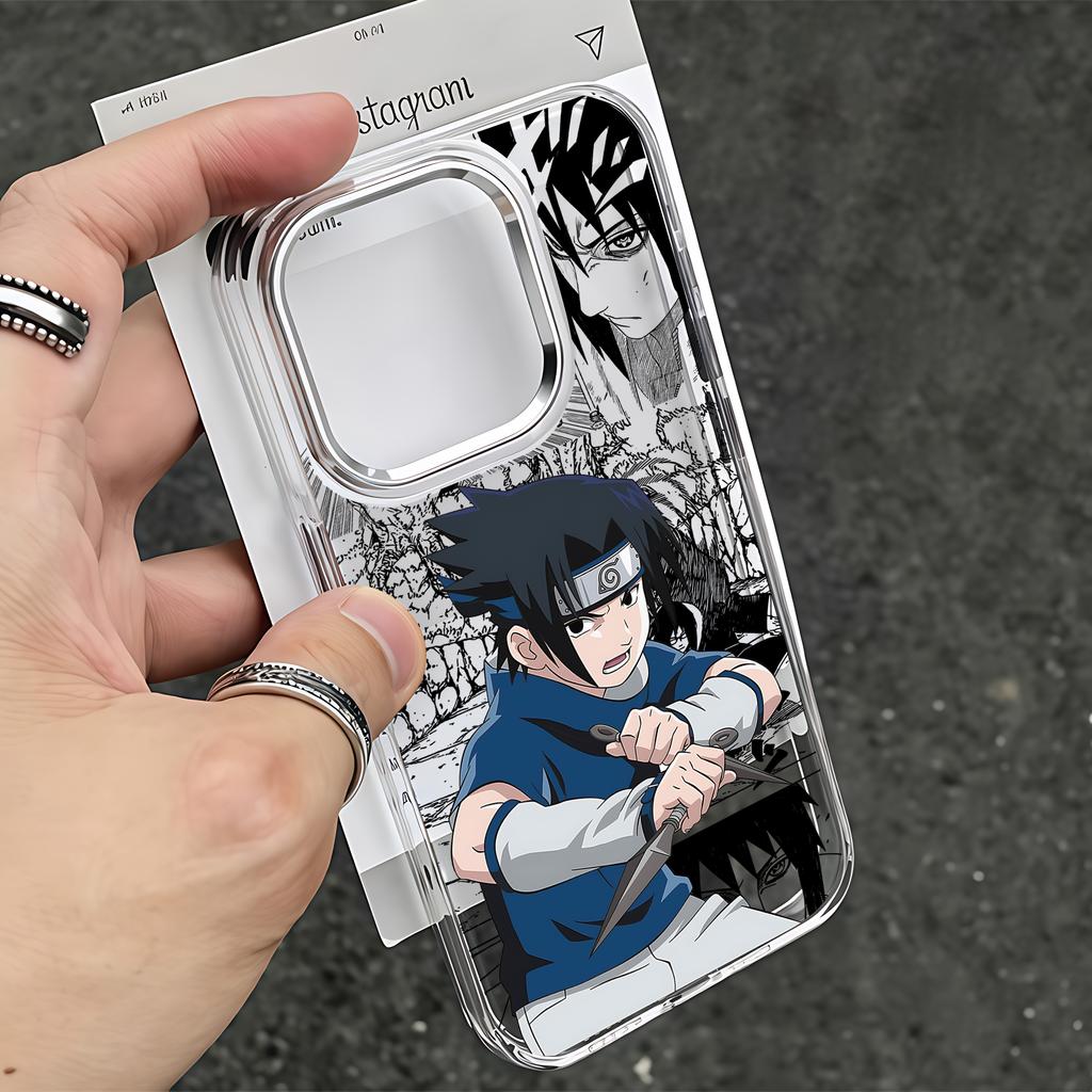 Anime Uchihas Sasukes Phone Case for Samsung Galaxy S26 S25 S24 S23 S22 S21 S20 Note20 FE Ultra Edge Plus 4G 5G Clear