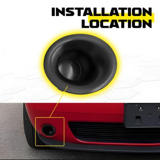 Fog Light Covers For 2015- Dodge Challenger Bumper Fog Lamp Covers 2pcs