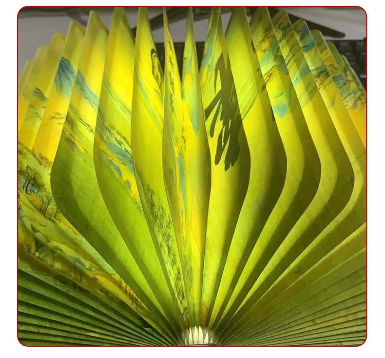 Three-Color LED Eye Protection Book Lamp: Wooden Carved Stackable Night Light