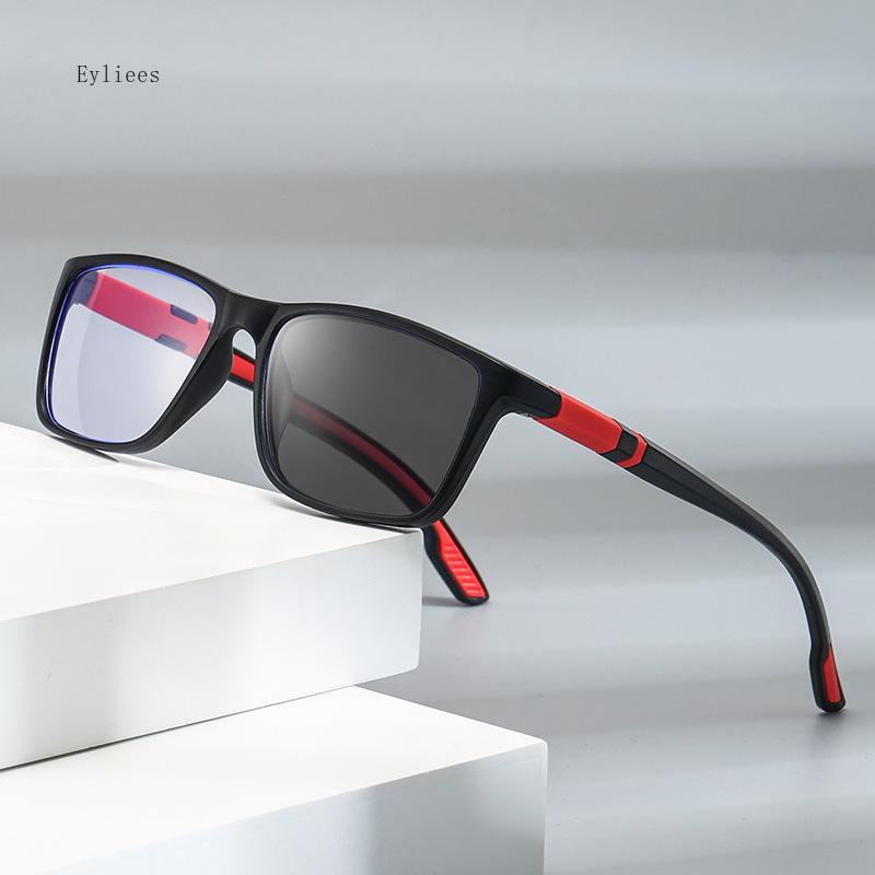 Vintage Photochromic Myopia Glasses Women Men Anti Blue Light Near Sight Eyeglasses Ultra light Color Change Eyewear 0 To -4.0
