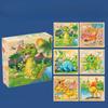 3D Wooden Puzzle – Educational Flip & Build Blocks for Kindergarten Kids