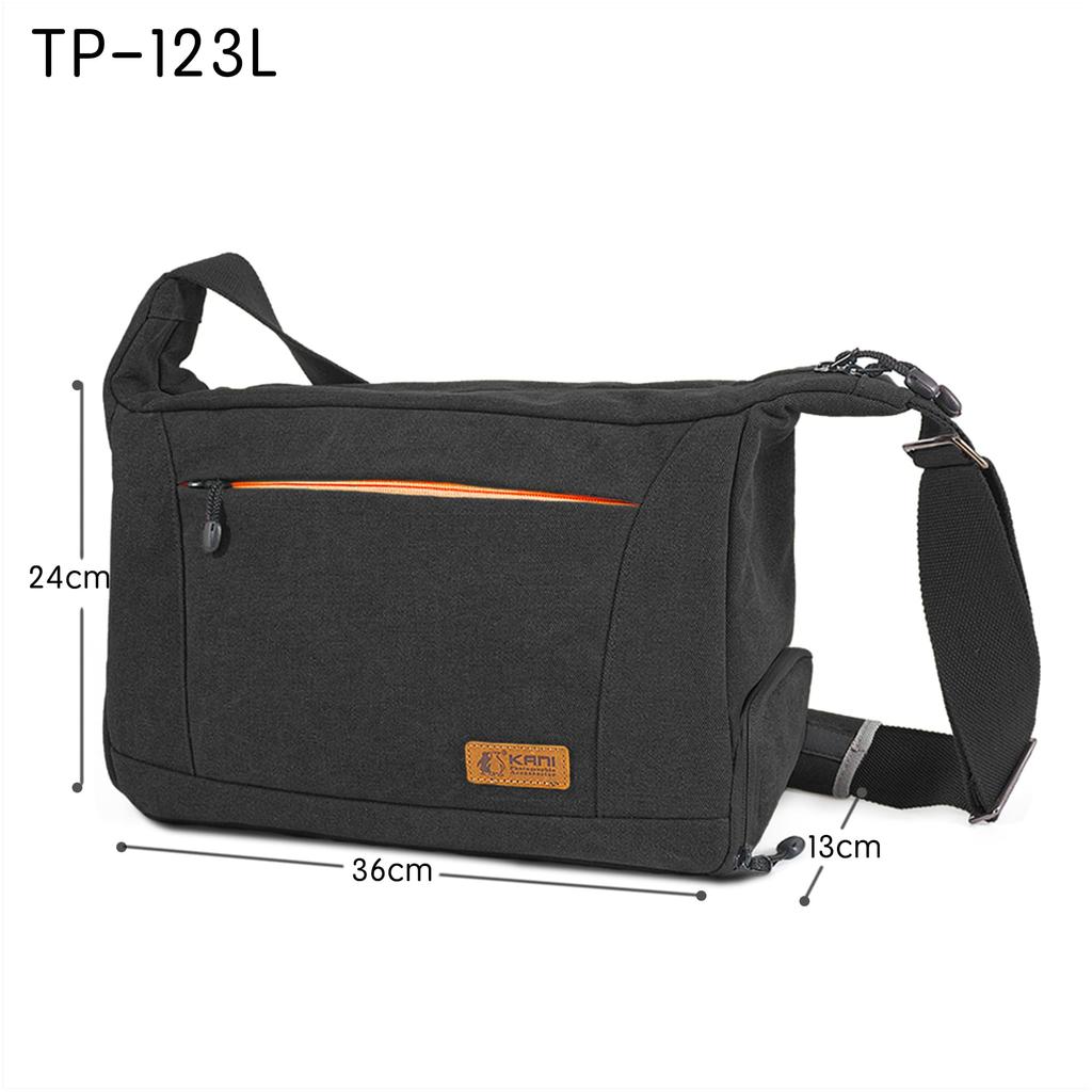 Camera Bag Dark Gray Shoulder Bag 9L Capacity Travel Tripod Storage Adjustable Shoulder Belt Length Polyester 815712 [KANI] TP-123L